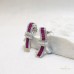 Ruby Bowtie Earrings